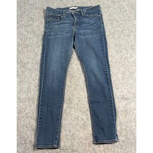 Levi's 311 Women's Jeans Size 32 Denim‎ Blue Dark Wash Shaping Skinny High Rise